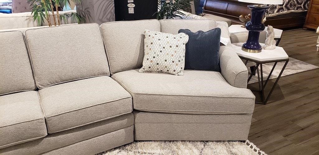 England sectional with shop cuddler